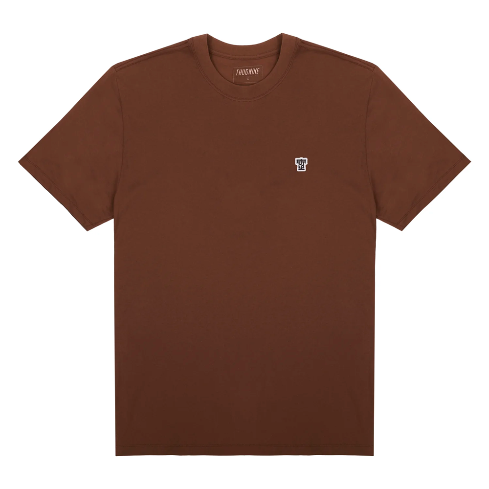 Camiseta Thug Nine Basic T9 Patch Brown — P / M / XG, Novo