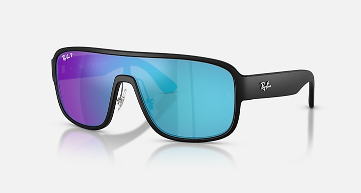 Ray-Ban Óculos De Sol Rb2229 Polarized+ Lenses Polarizado - Quadro Preto Lente Verde 01-29