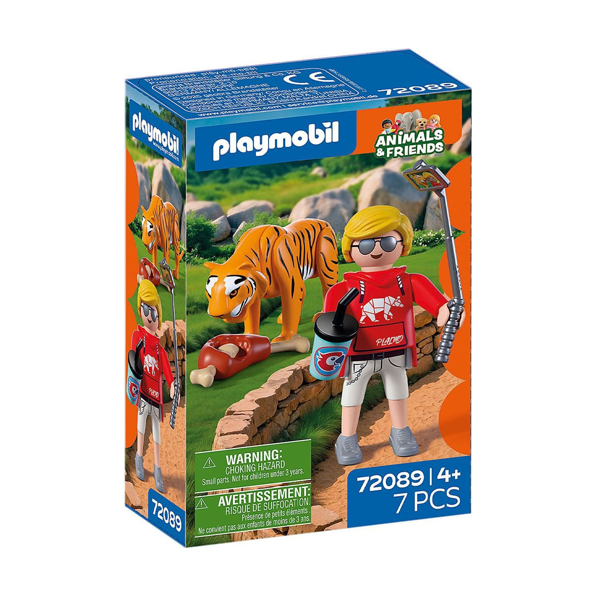 Tigre e Visitante - Playmobil Animals & Friends 72089