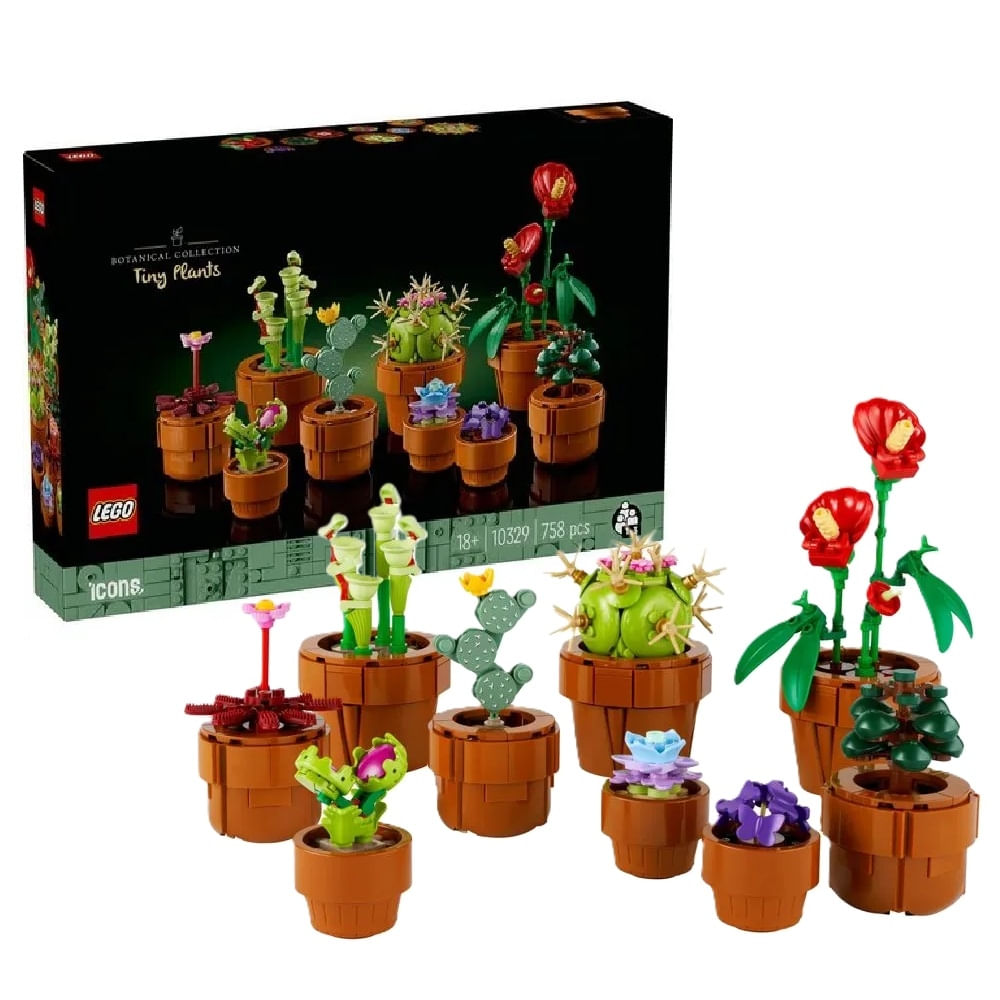 PLANTINHAS LEGO ICONS 758 PEÇAS 10329