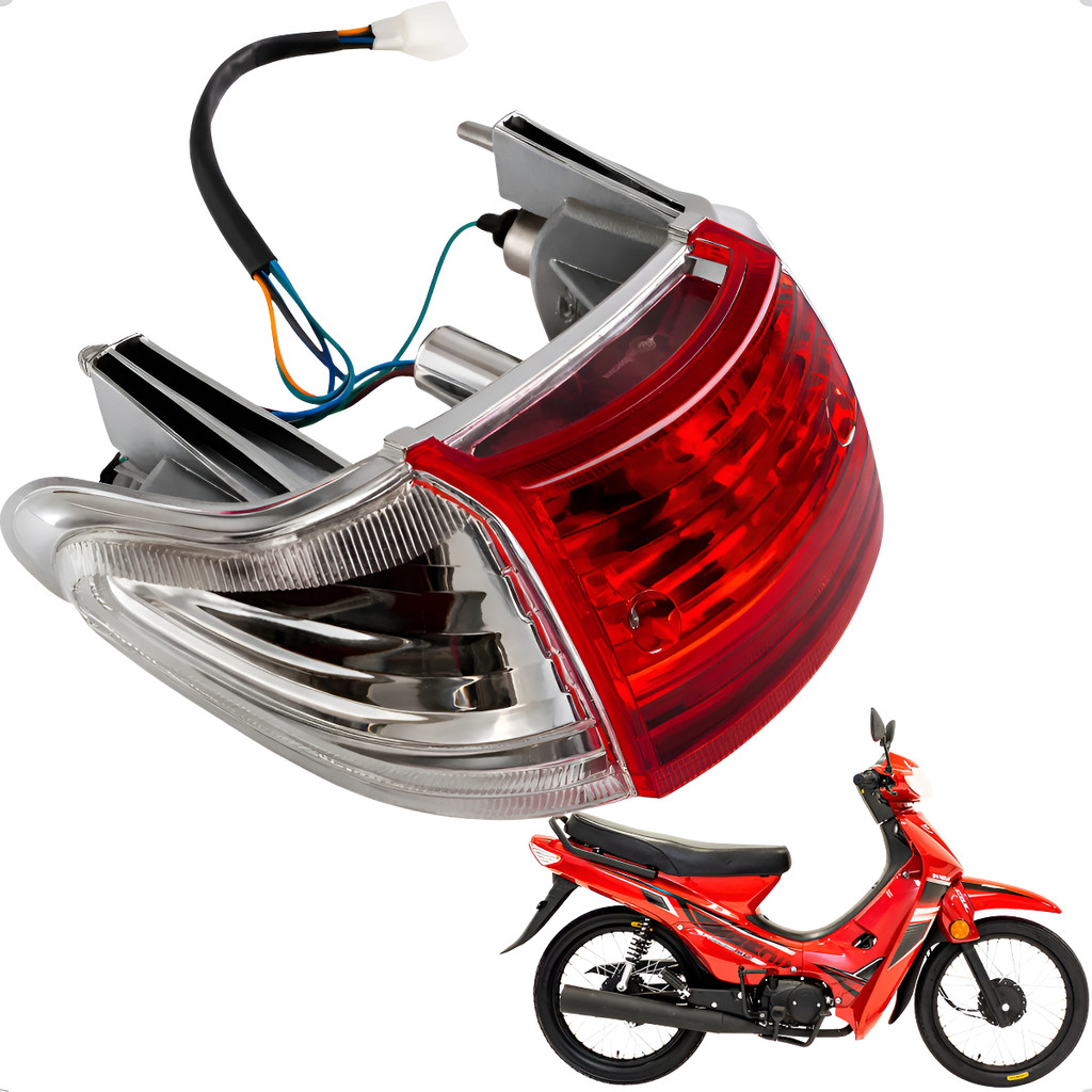 Lanterna Traseira Shineray Phoenix Jonny Hype 50cc 2012/2015