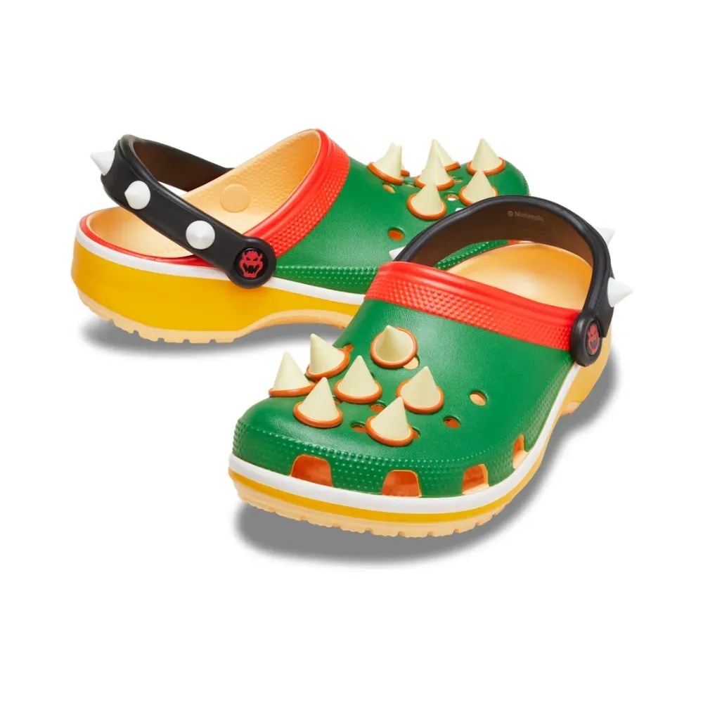 Super Mario x Crocs Classic Clog Bowser Green — 36 / 37 / 40, Novo