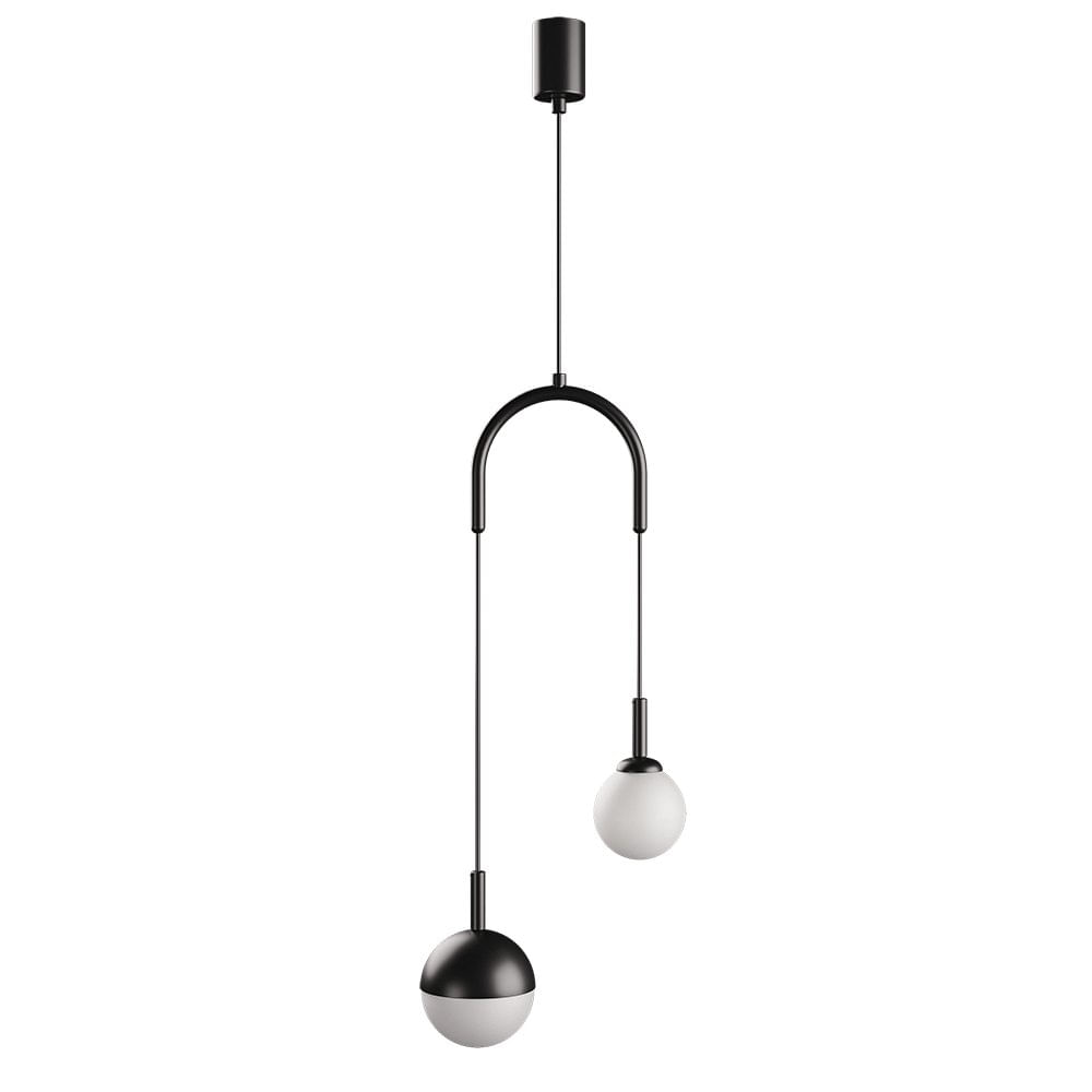 Pendente Macadamia Duplo 2Xg9 Preto Liso Blumenal