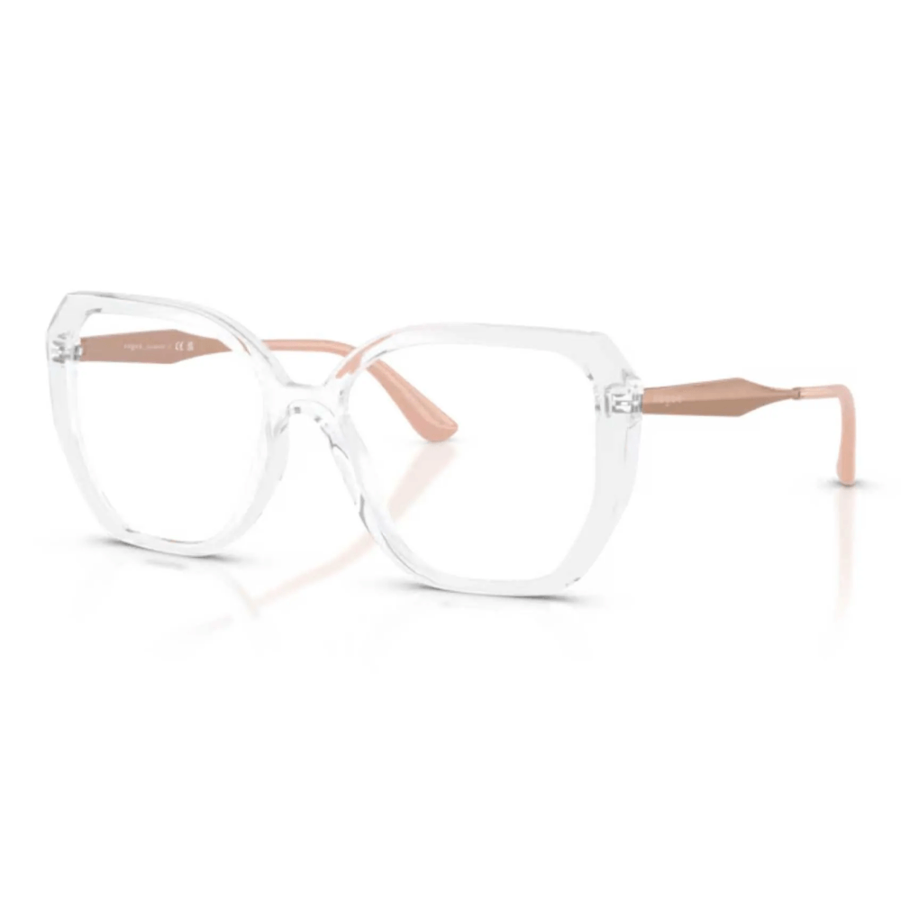 Foto 2 de Armação de Óculos de Grau Vogue Eyewear VO5650L Feminino Irregular Acetato Transparente