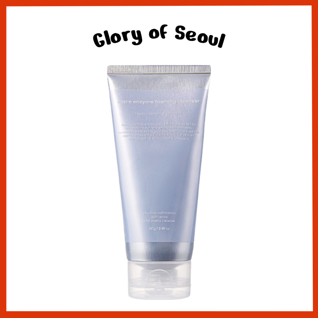 GLOW Apple Enzyme Foaming Cleanser, 110g / 13g(Mini)