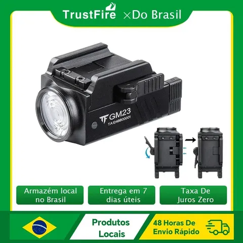 [Grupo de 3] Trustfire GM23 Lanterna Tática LED 800lm USB