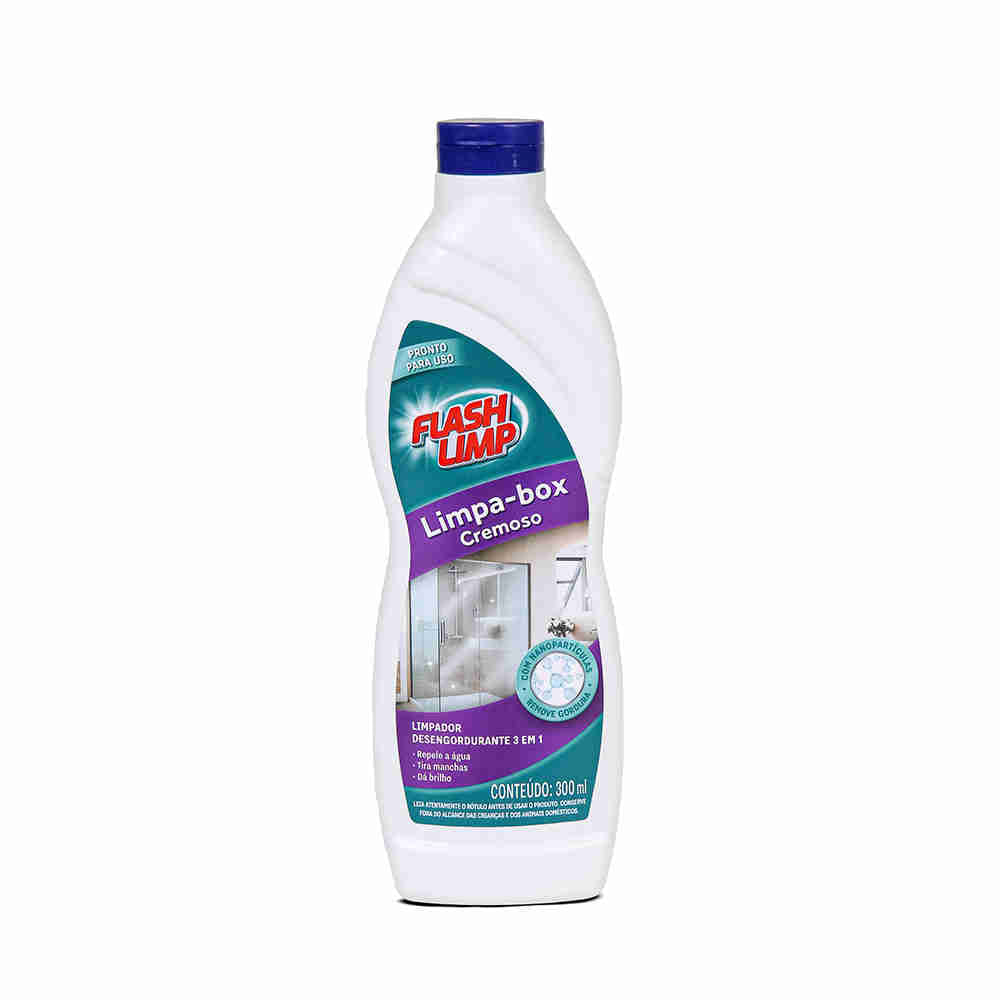 Limpa Box Cremoso 300 Ml Remove Manchas E Residuos Flash Limp