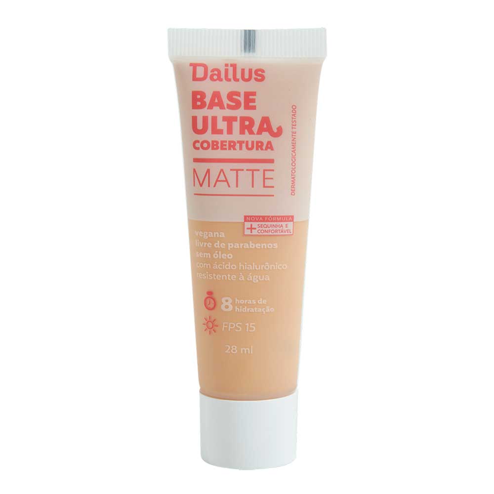 Base Matte Dailus Ultra Cobertura — D3 Claro