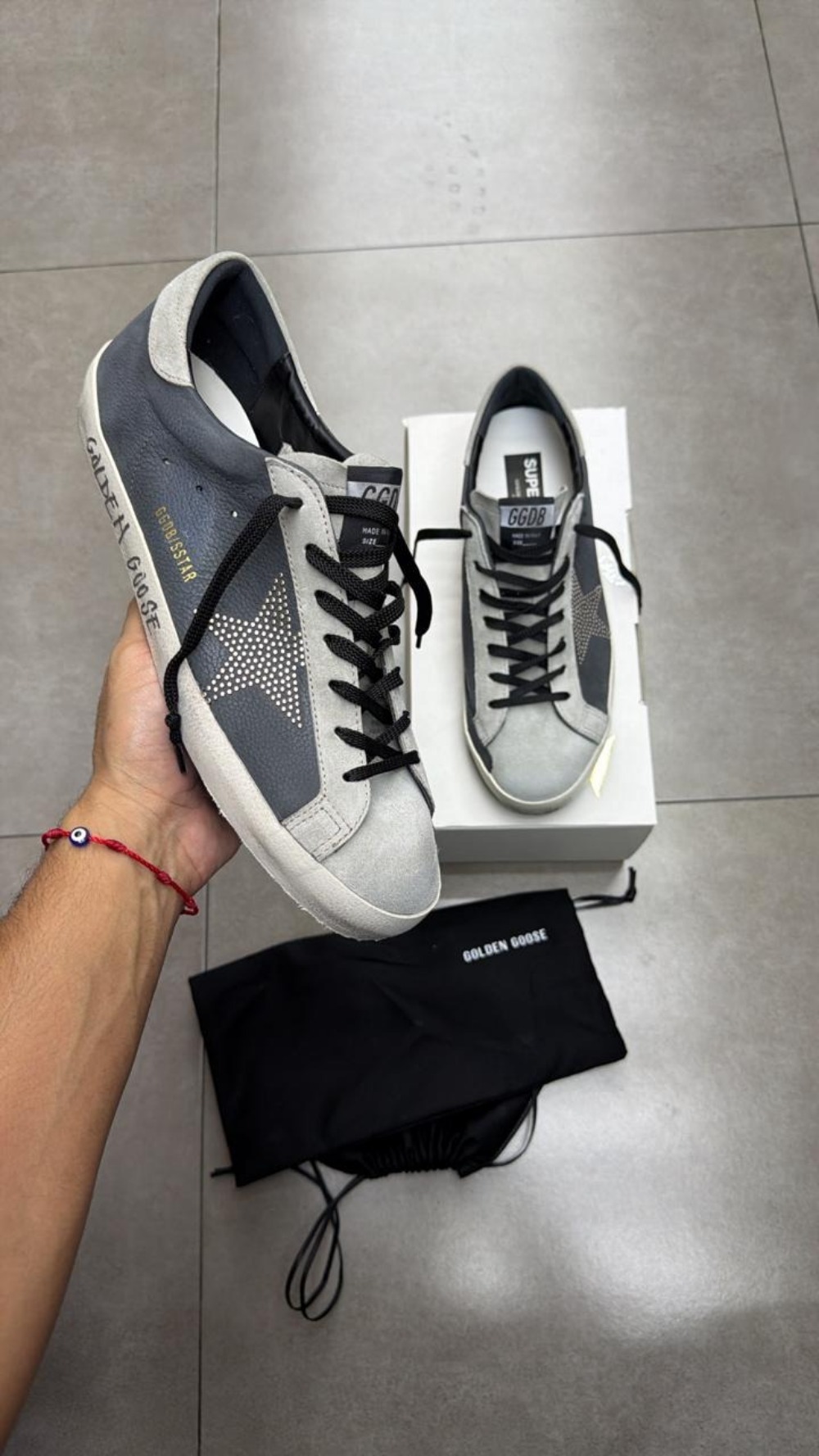 Golden Goose SuperStar Grey — 43, Novo