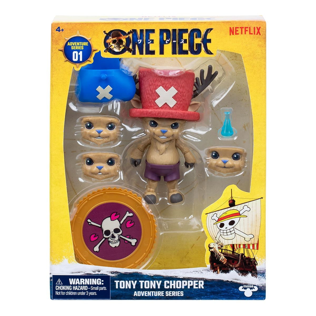 Boneco do Chopper de 15cm com Acessórios - One Piece Live Action