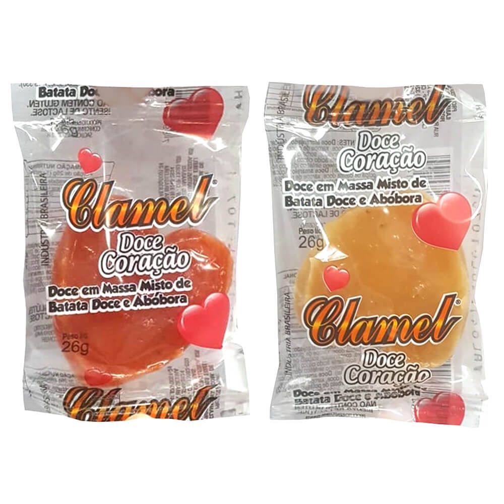 Foto 2 de Doce de Abóbora e Batata Doce Embrulhado c/50 - Clamel