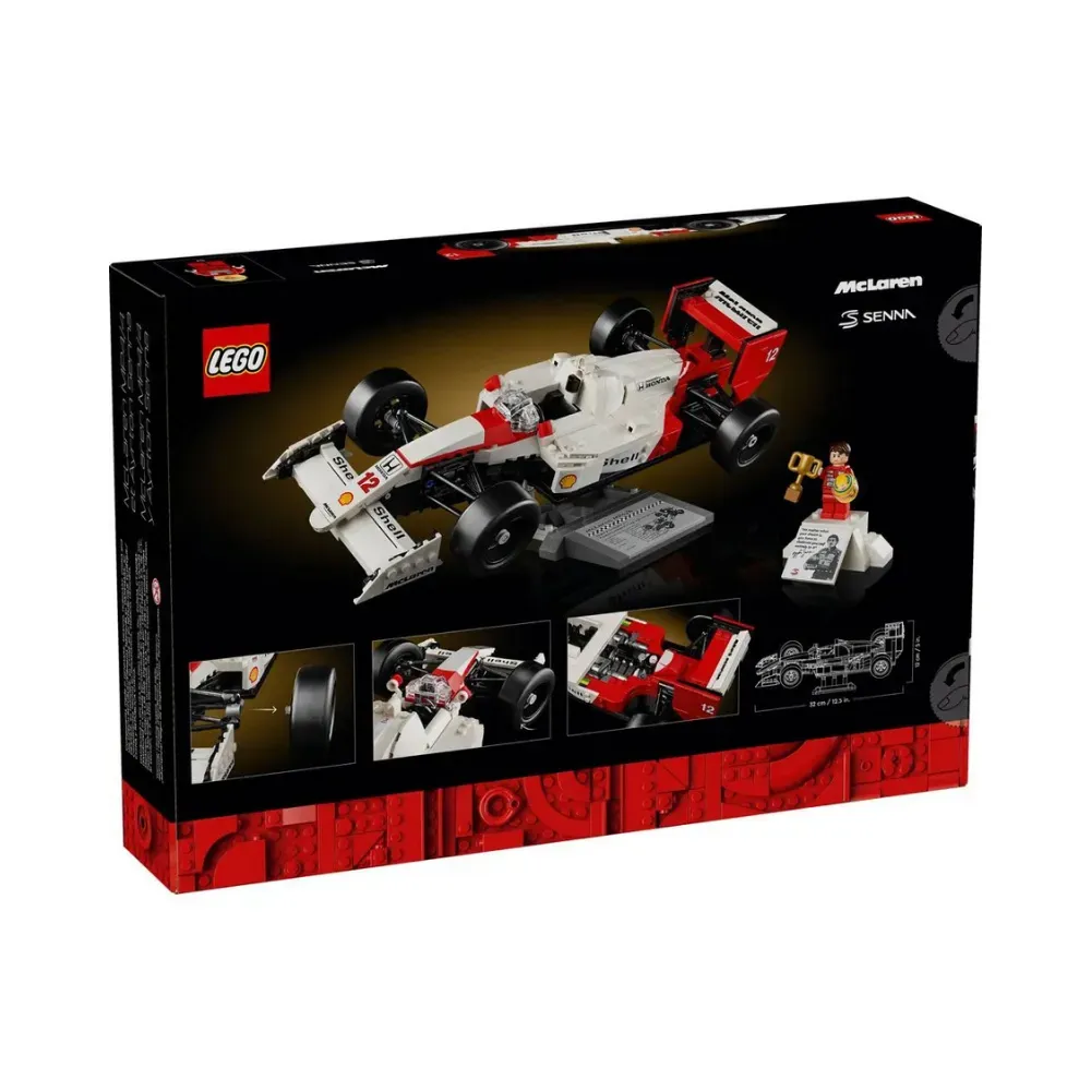 Lego Icons McLaren MP4/4 Ayrton Senna — único, Novo