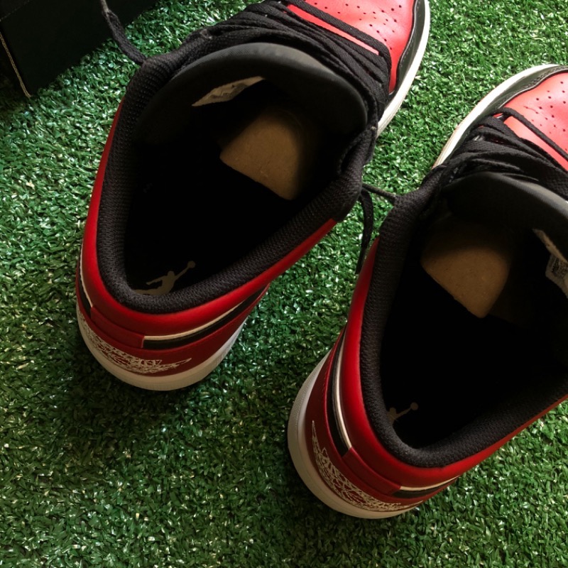 Foto 5 de Air Jordan 1 Low Bred Toe Gym Red — 42, Usado