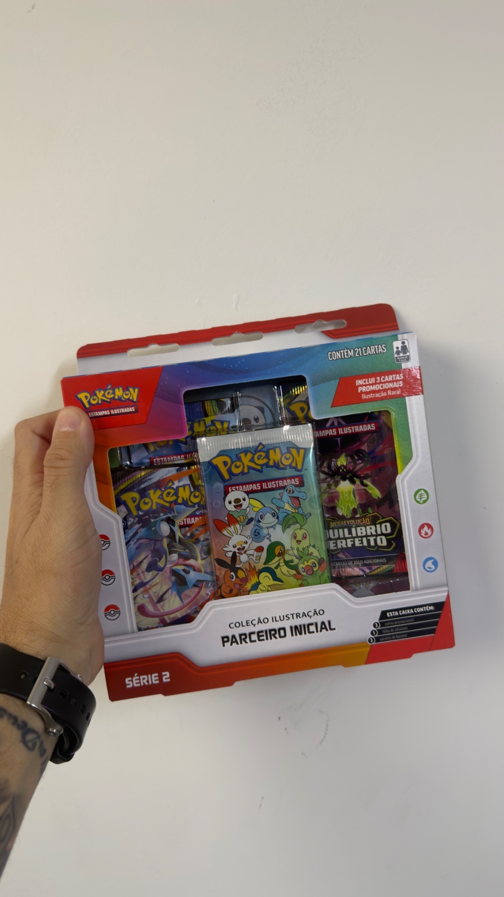 Box Coleção Parceiro Inicial Série 2 Pokémon TCG PT-BR — Único, Novo