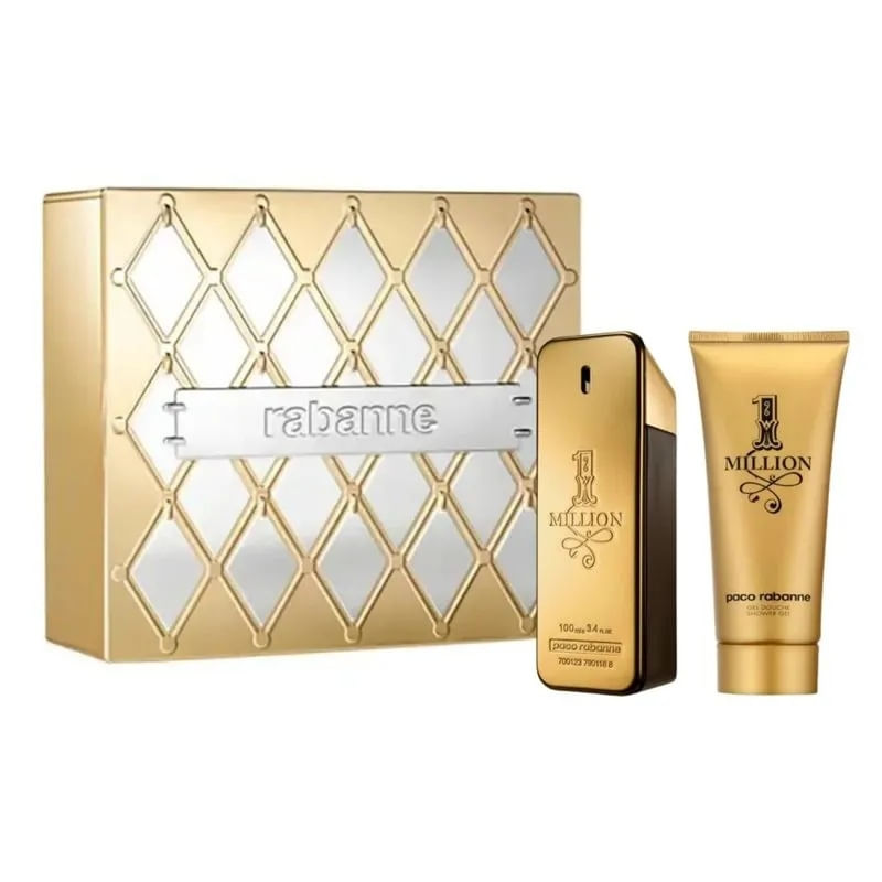 Kit 1 Million Rabanne Eau de Toilette 100Ml + Shower Gel 100Ml