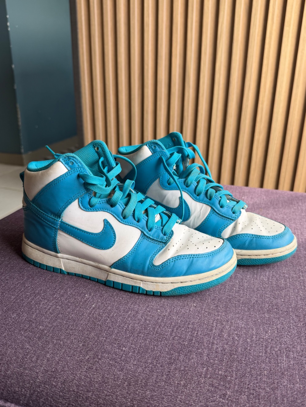 Nike Dunk High Championship Blue — 38, Usado