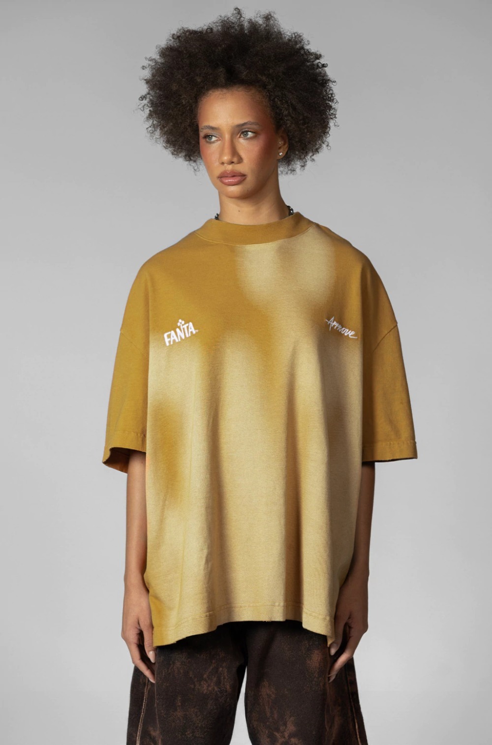 Fanta x Approve Camiseta Huge Flavor Orange — M / XG, Novo
