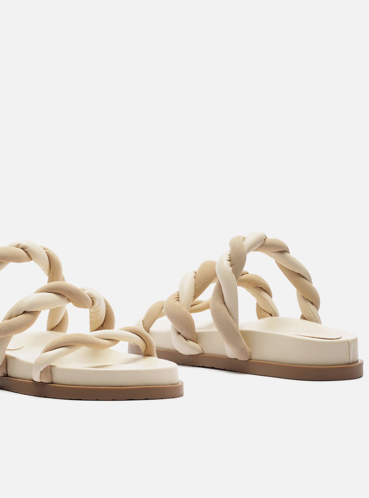 Foto 4 de Sandália Papete Off-White Tiras Nobuck