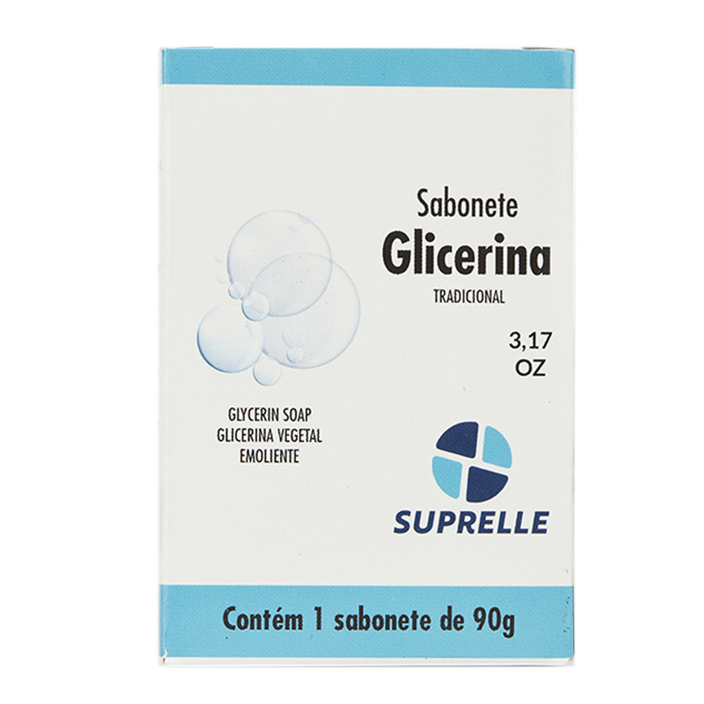 Sabonete Glicerina Suprelle Tradicional 90G
