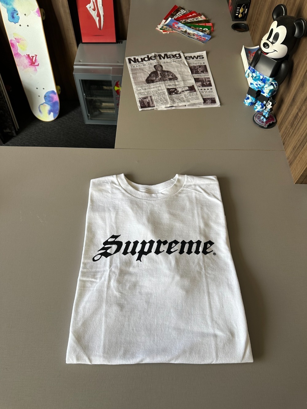 Camiseta Supreme Speed Tee White SS26-W18 — XG, Novo