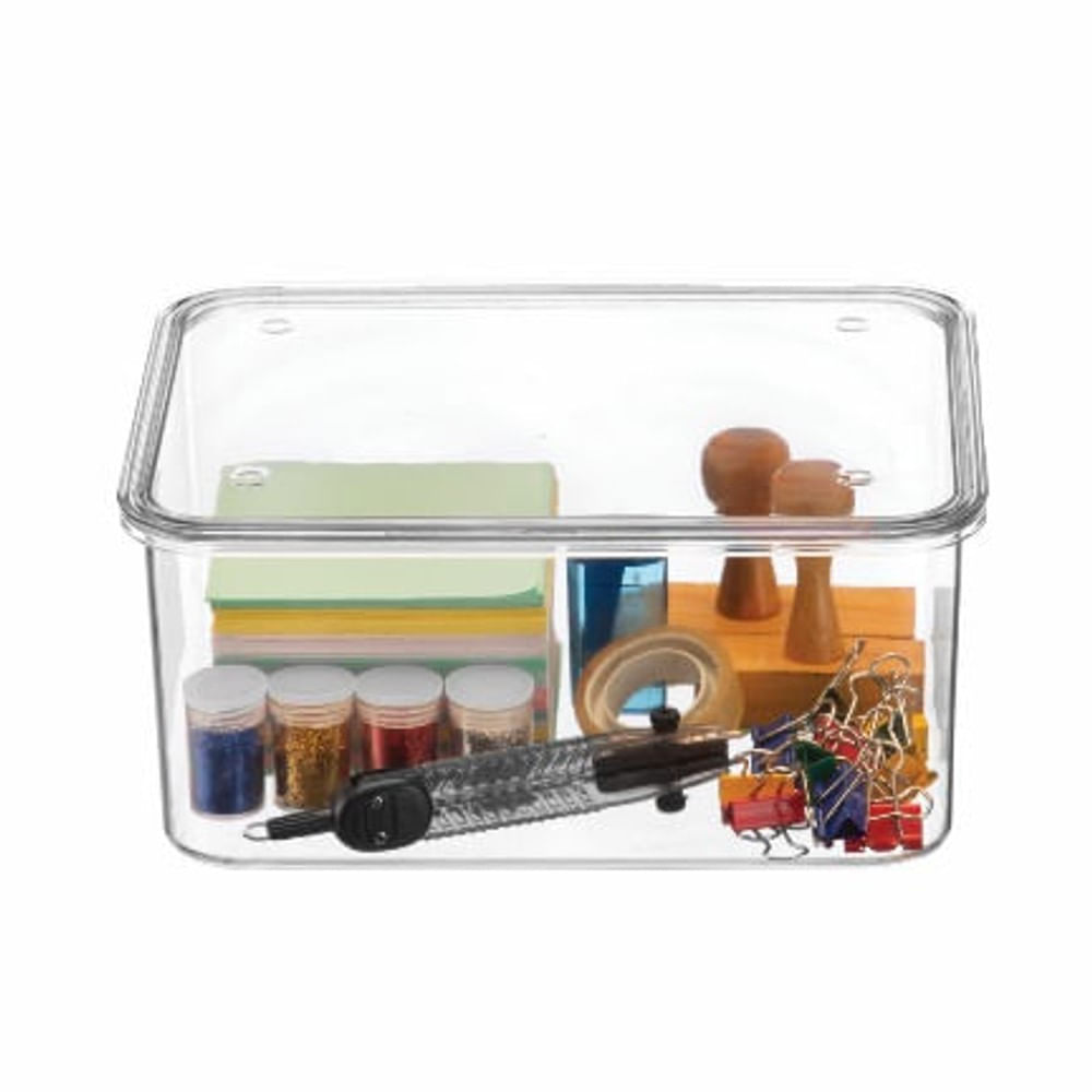 Caixa Organizadora De Cristal Ctp 2,7Lts