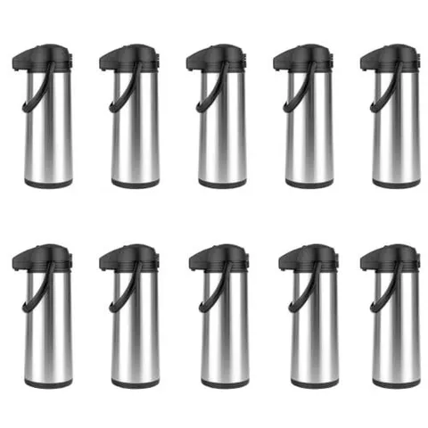 Kit 10 Garrafas Térmicas Inox 1.9L