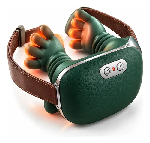 Massageador Pescoço Ombro Recarregável Maozinha Eletrico Vlx 127/220v Verde