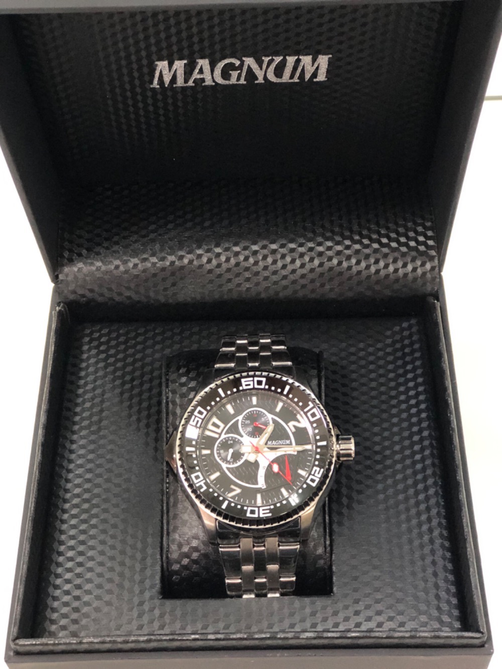 Relógio Magnum MA32603T Silver 47 mm — Único, Novo