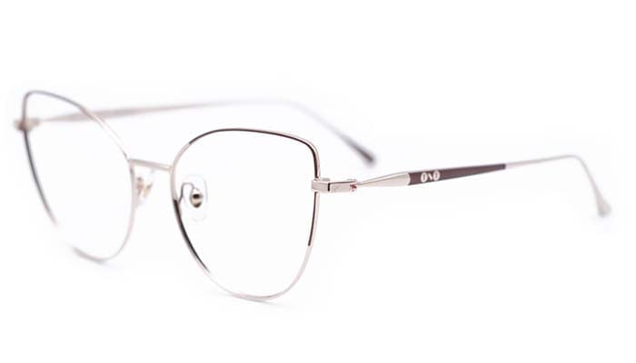 Armação de Óculos de Grau Ono ON6001 Feminina Gateado Metal Dourado Com Bronze 55