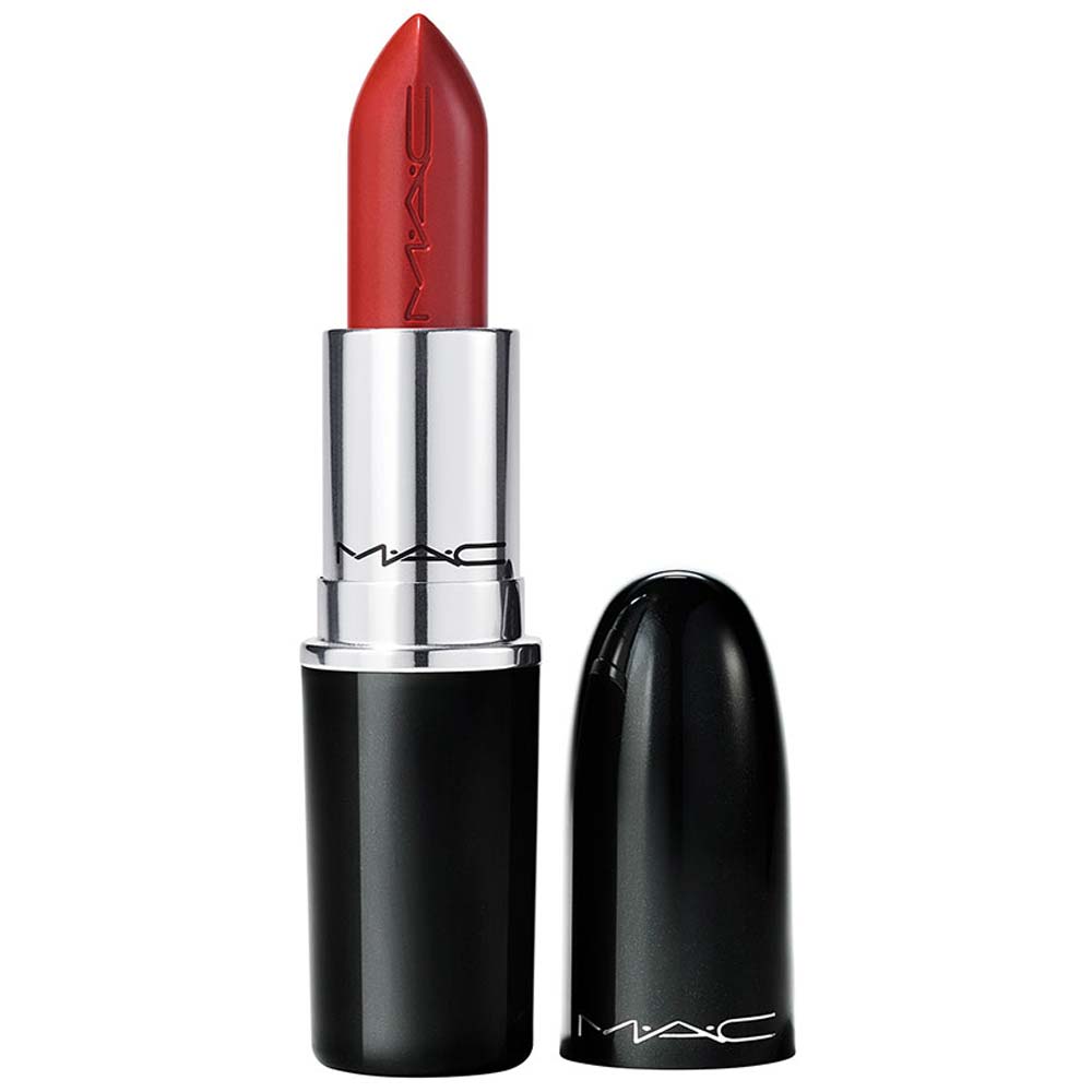 Batom Labial MAC Lustreglass Lipstick Tons Escuros — Lady Bug