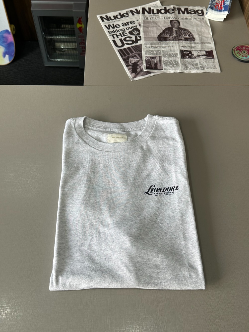 Camiseta Aimé Leon Dore Leon Dore Silver Mix — M, Novo
