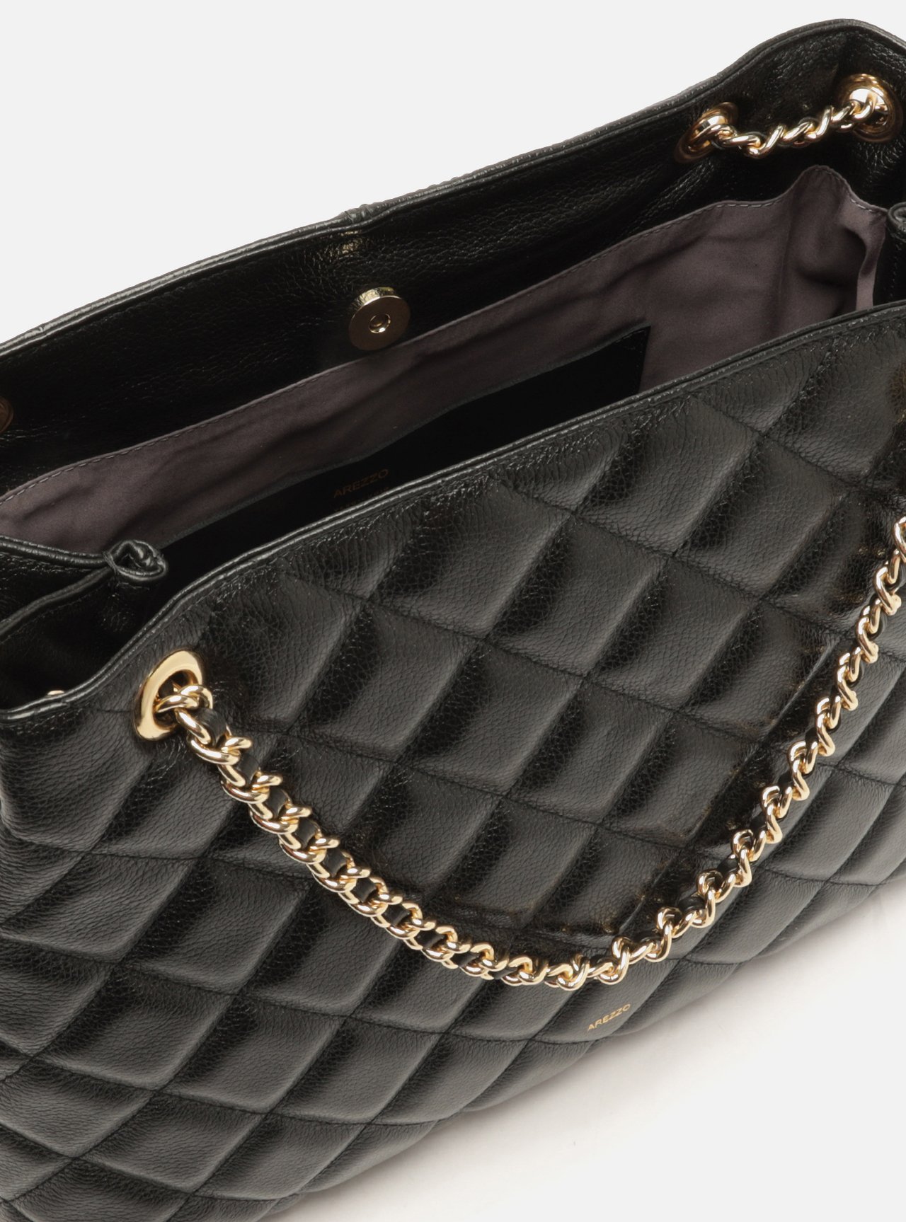 Foto 4 de Bolsa Preta Tote Grande