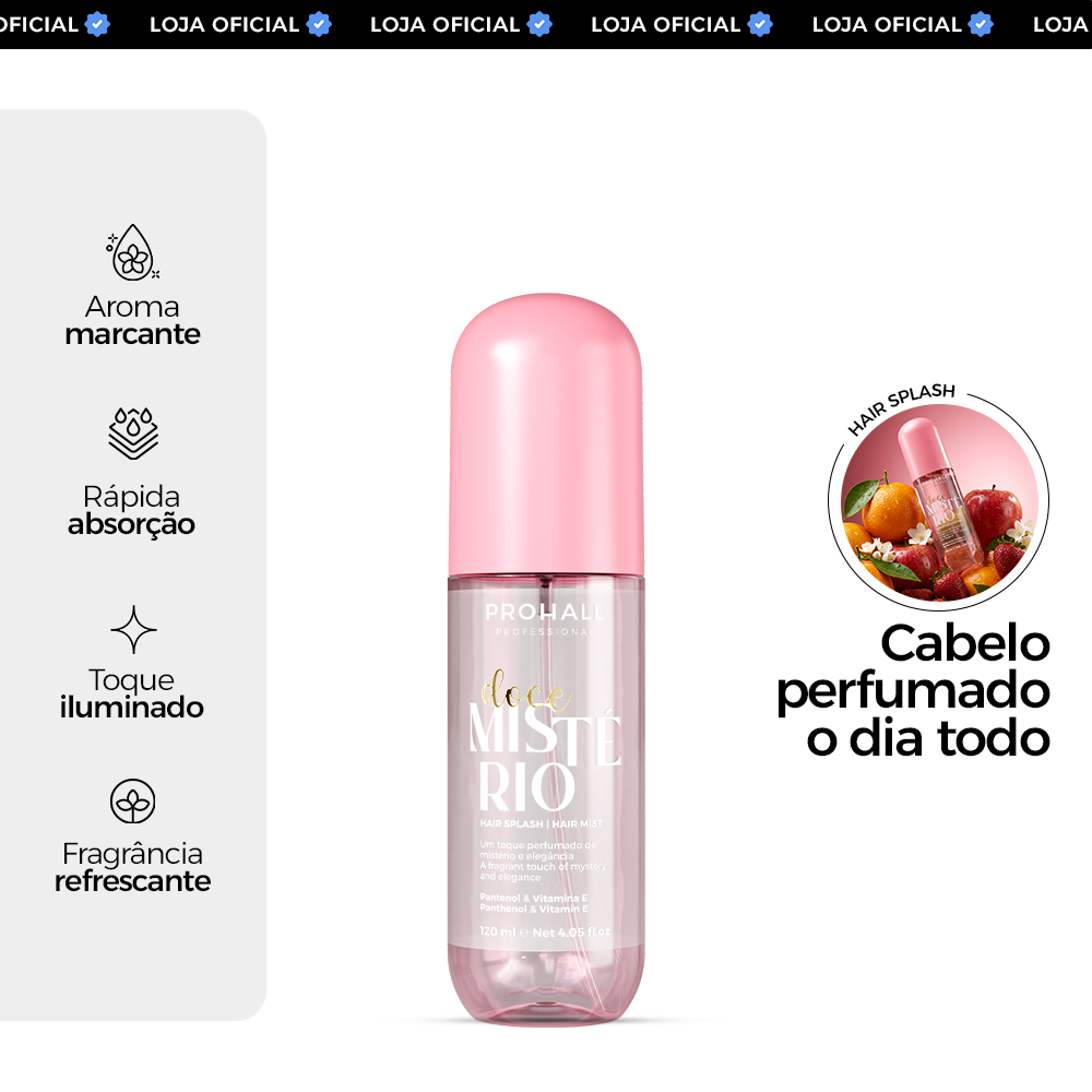 Perfume Capilar para o dia a dia: Fragrância que Dura Horas | Doce Mistério