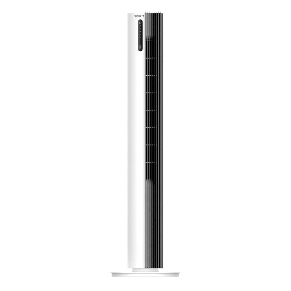 Ventilador de Torre 110cm Spirit Esterilizador com 12 velocidades, Controle Remoto e Timer de até 12 horas, Branco – Bivolt
