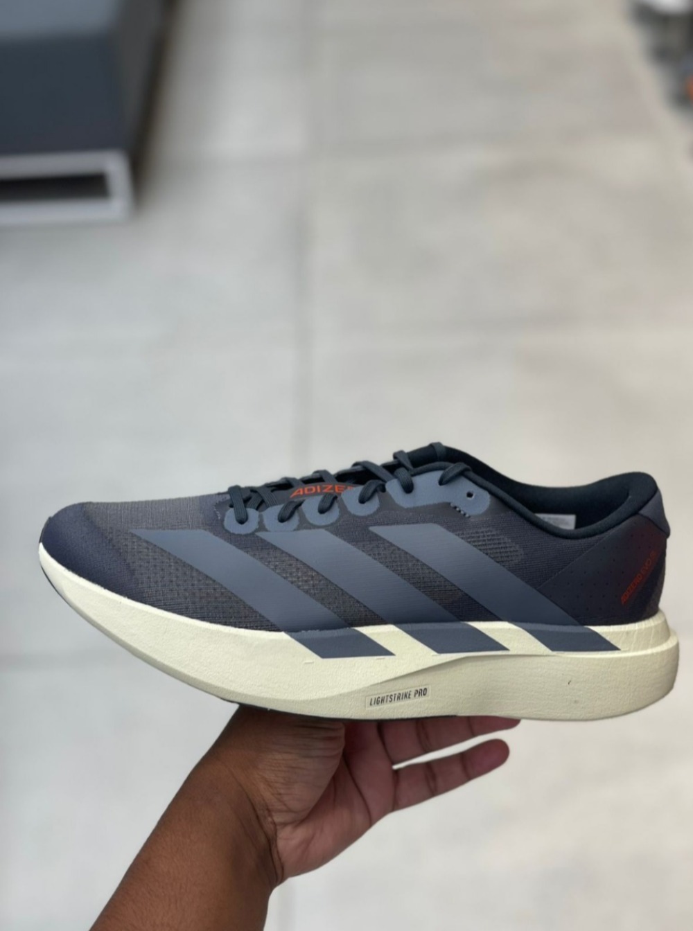 adidas Adizero Evo SL Aurora Onix Collegiate Orange — 37 / 38 / 40 / 44, Novo