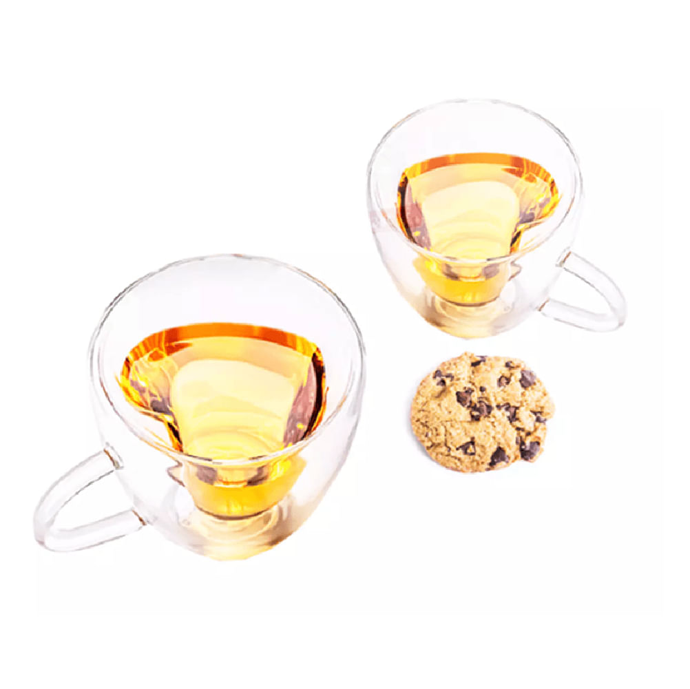 Foto 4 de Caneca Coração Parede Dupla 2 Peças (180ml) – Dolce Home