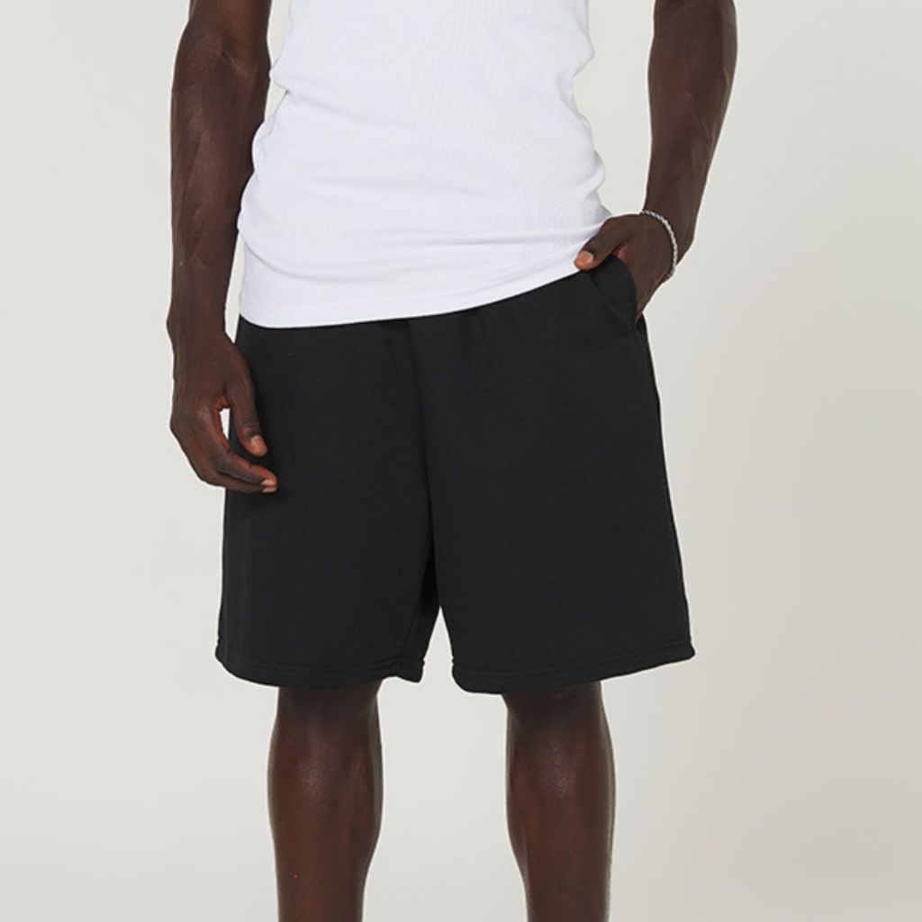 Bermuda de Moletom Streetwear Unissex 2 Cabos 300g – BRUNX