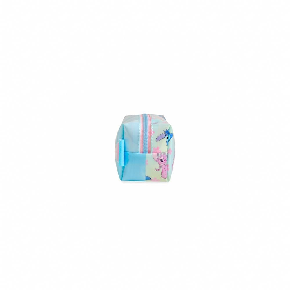 Foto 4 de Estojo Escolar Feminino Stitch Azul U / Azul