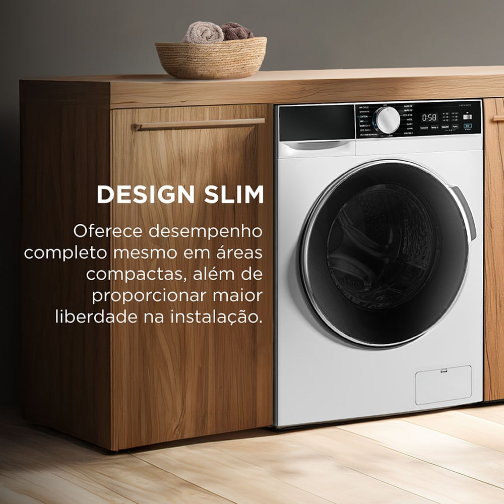 Foto 4 de Lava e Seca 11kg Branca Inverter Midea 110