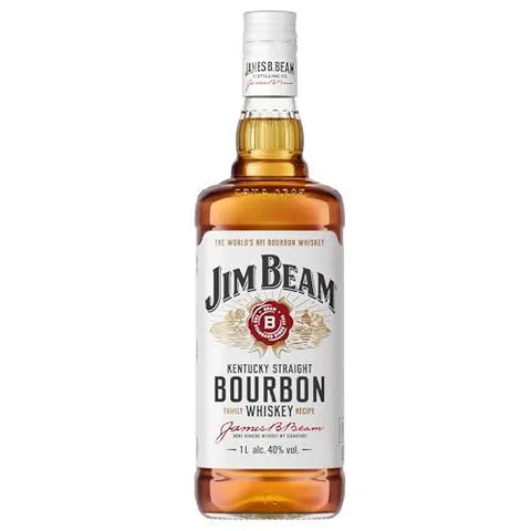 Bourbon Whiskey Jim Beam White 1L