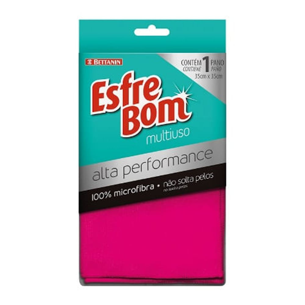 Pano Alta Performance Microfibra Esfrebom Bettanin