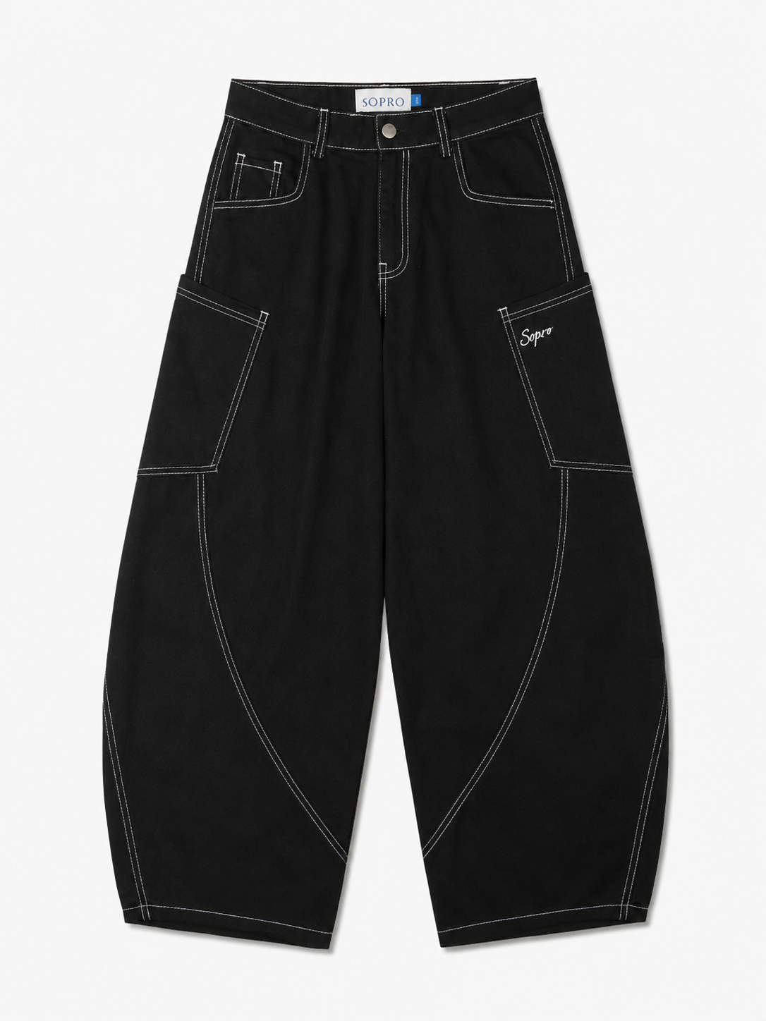 Calça Sopro Sarja Bag Apito Black — 36 / 38, Novo