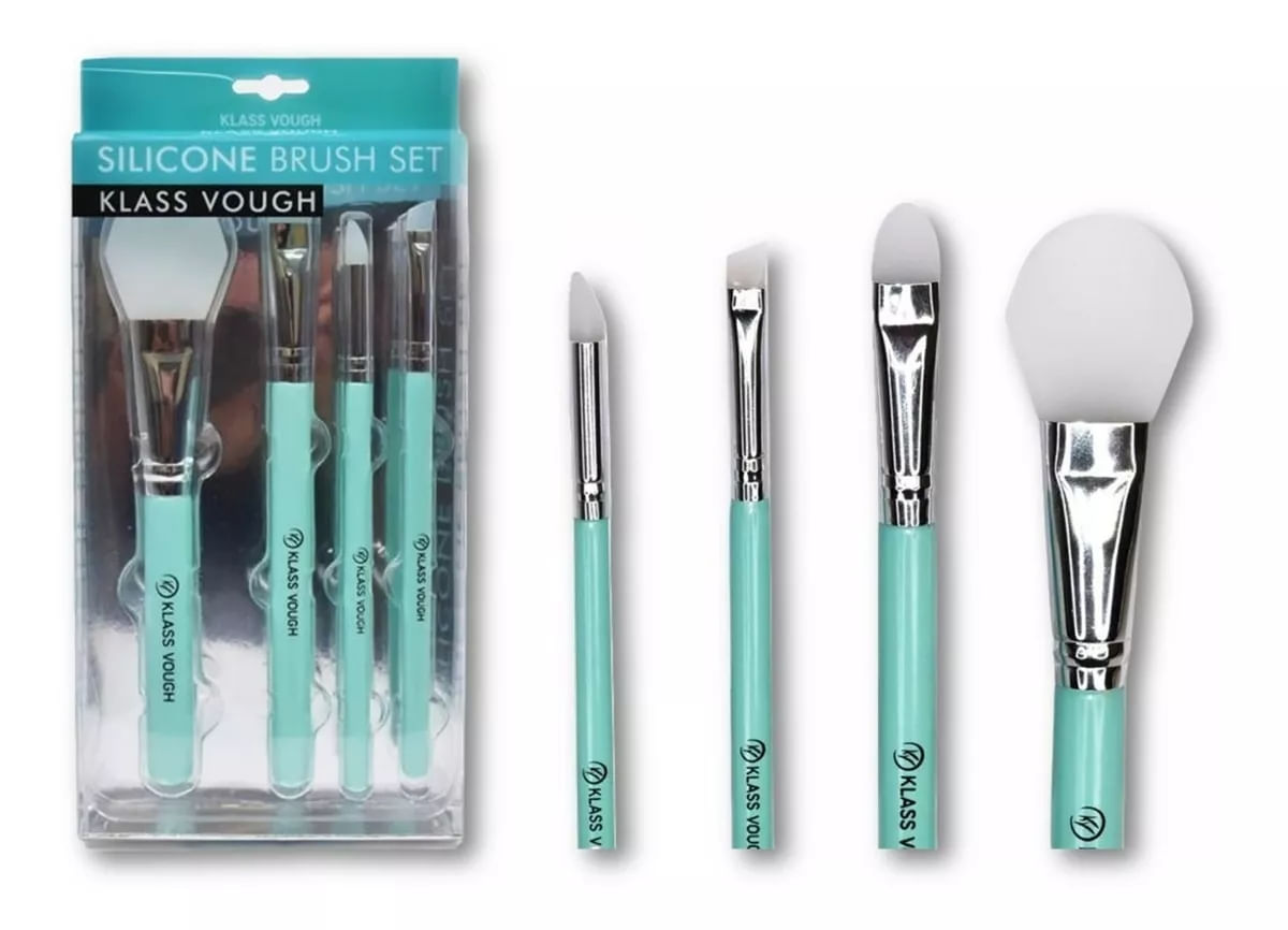 Silicone Brush Set – Kit de Pincéis para Maquiagem