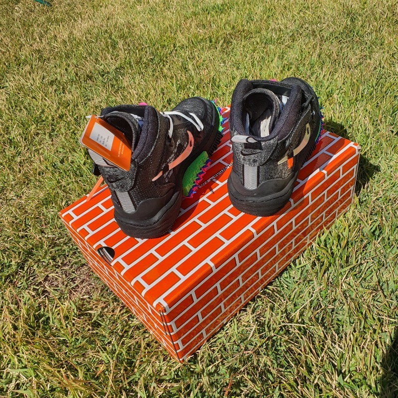 Foto 3 de Off-White x Nike Air Force 1 Mid Black — 37, Novo