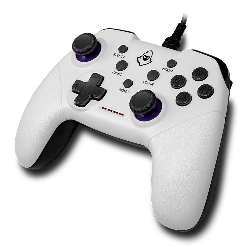 Foto 2 de Controle Gamer Mancer RCW66, PC/PS3/Android, Branco, MCR-RCW66-W01