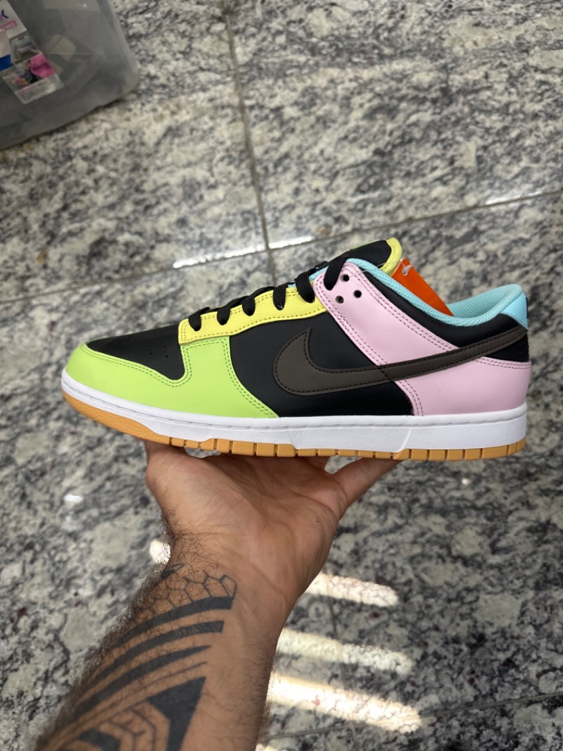 Foto 2 de Nike Dunk Low Free99 Black — 43, Novo