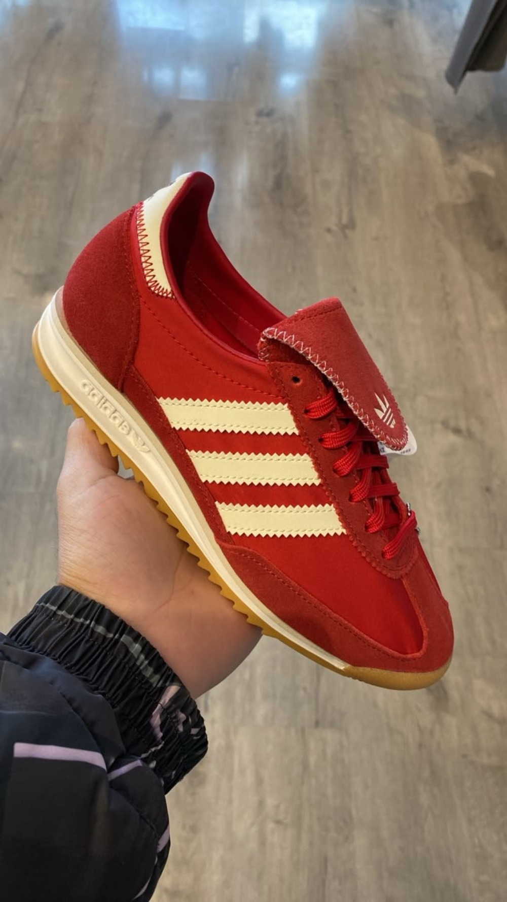adidas SL 72 OG LT Red Better Scarlet Cream White — 34 / 35 / 36 / 37 / 38 / 33, Novo