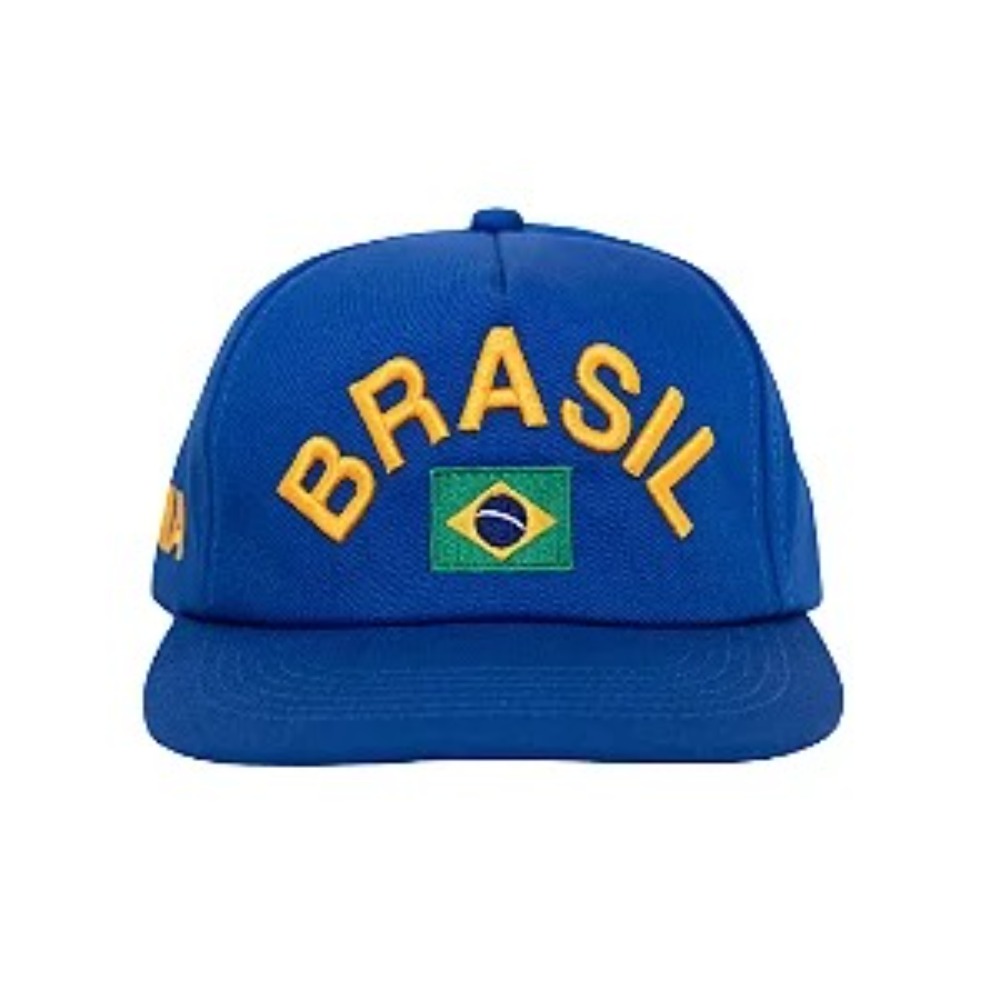 Boné oMA Studios Brasil Retro WC 2026 Blue — Único, Novo