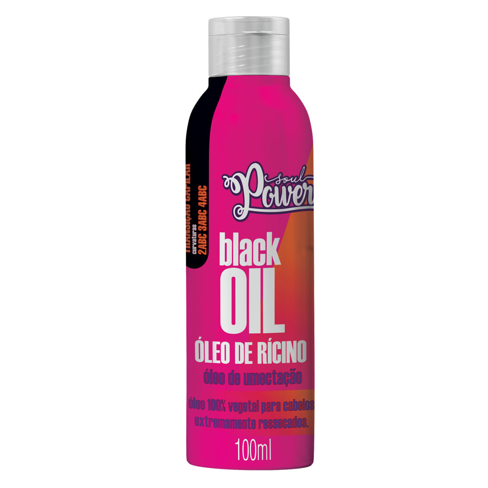 Óleo Rícino de Umectação Soul Power - Black Oil — 100ml
