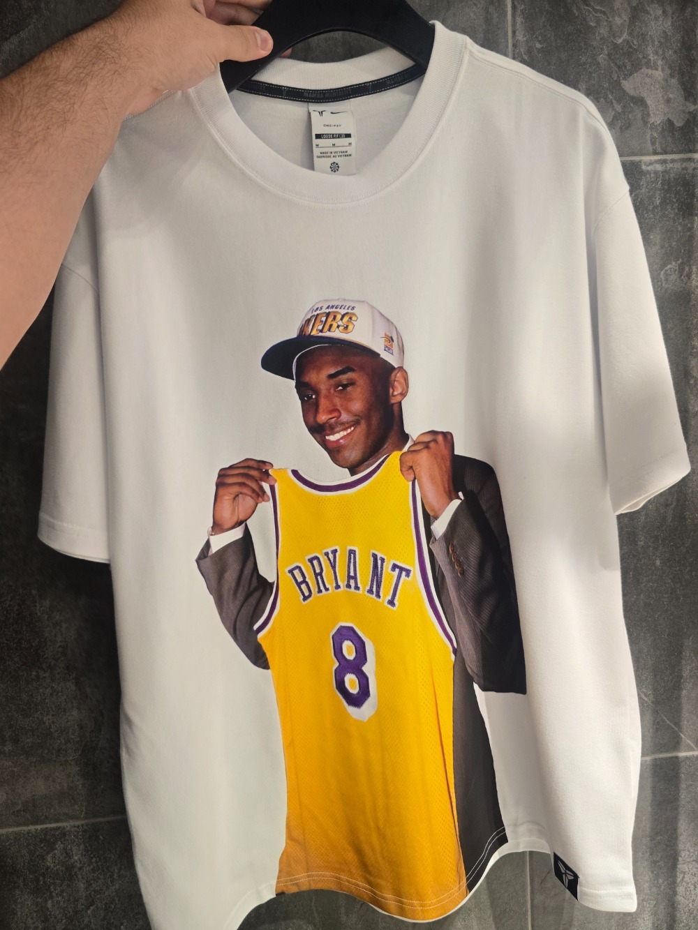 Camiseta Nike Kobe Bryant M90 White — P / M / G / XG, Novo